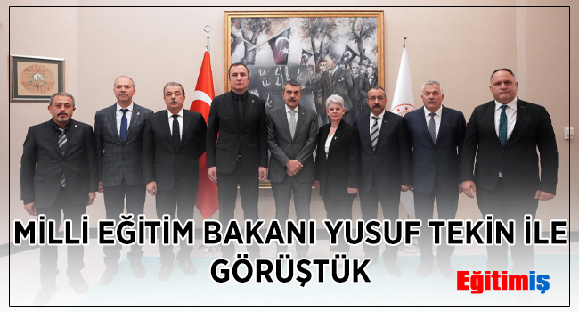 MİLLİ EĞİTİM BAKANI YUSUF TEKİN İLE GÖRÜŞTÜK | EĞİTİM İŞ