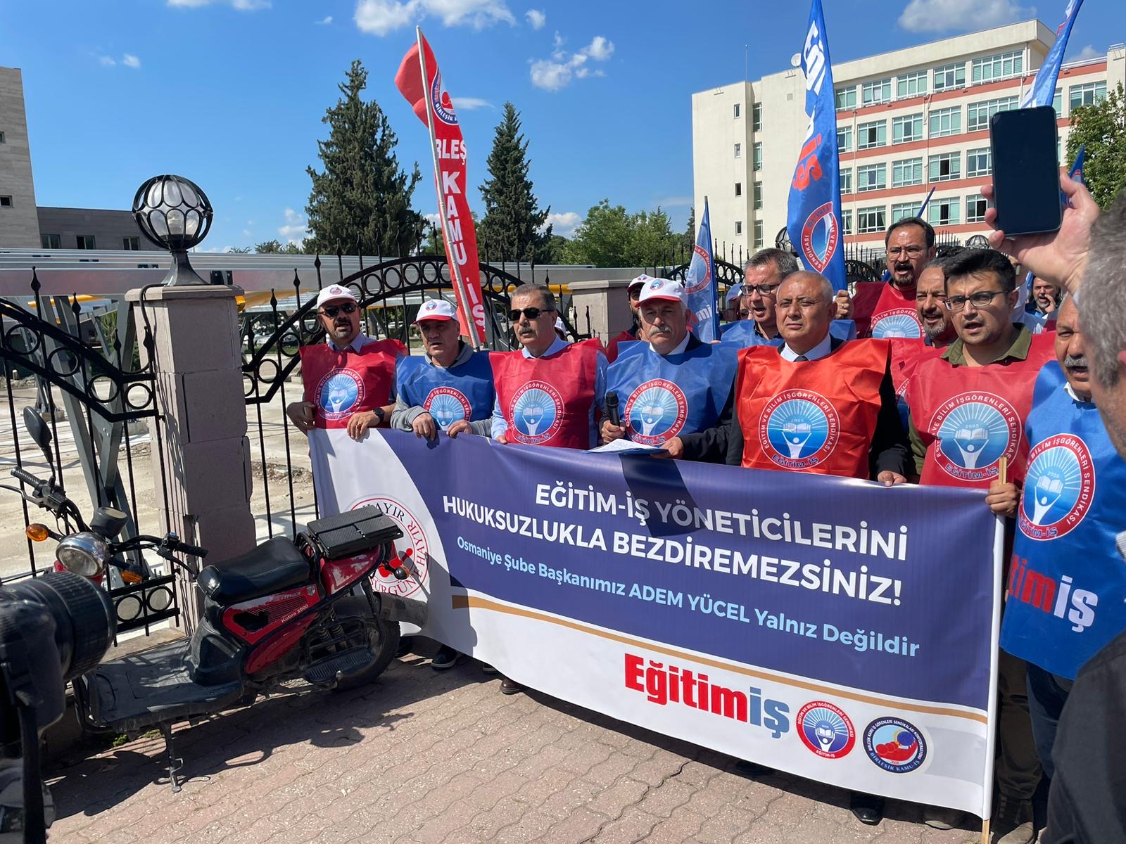 EĞİTİM-İŞ YÖNETİCİLERİNİ HUKUKSUZLUKLABEZDİREMEZSİNİZ! | EĞİTİM İŞ
