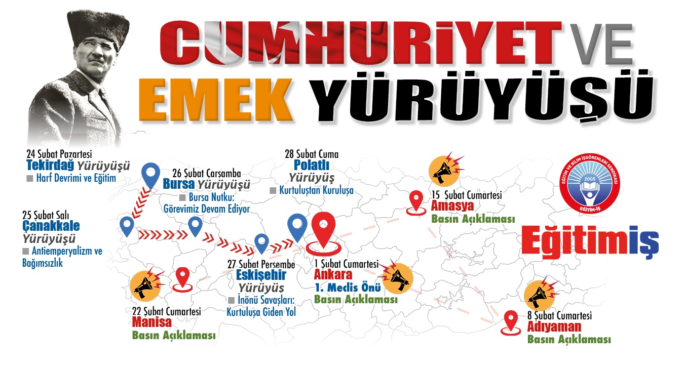 CUMHURİYET VE EMEK YÜRÜYÜŞÜ | EĞİTİM İŞ