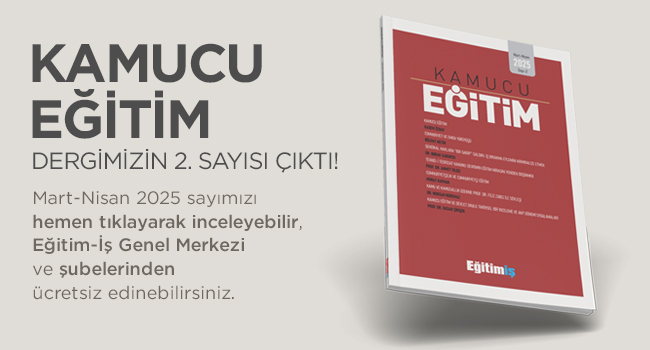 Kamucu Eğitim 2. Sayımız Yayınlandı | EĞİTİM İŞ