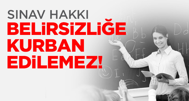 Görevde Yükselme ve Unvan Değişikliği Sınavlarının Takvimi Net Olmalı | EĞİTİM İŞ