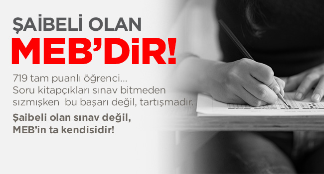 ŞAİBELİ OLAN MEB’DİR!  | EĞİTİM İŞ