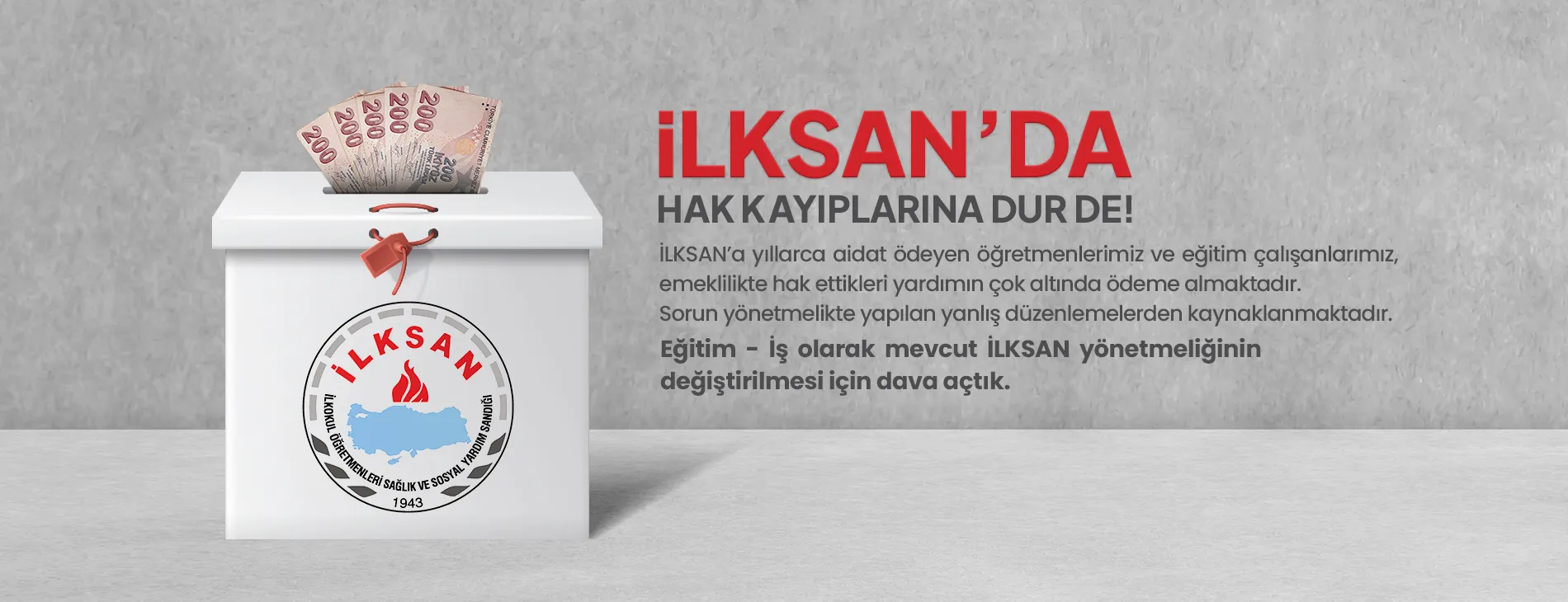 İLKSAN’DA HAK KAYIPLARINA DUR DE! | EĞİTİM İŞ