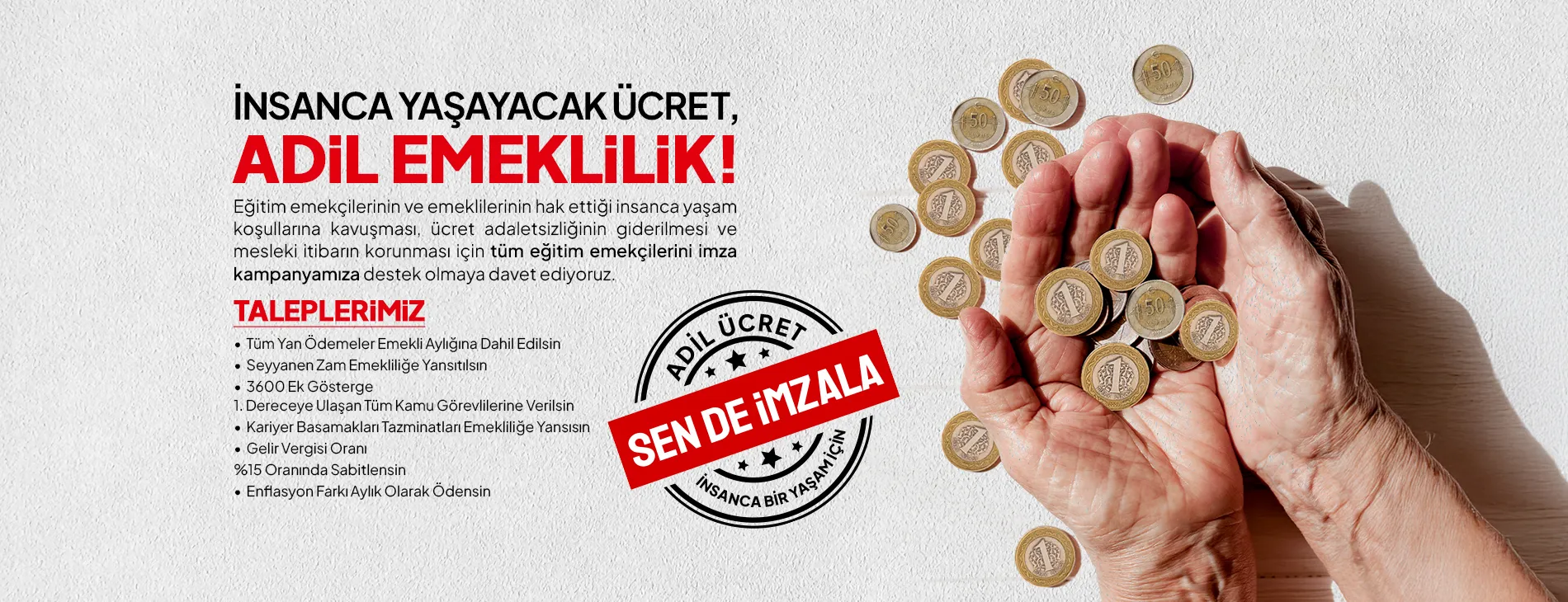 İNSANCA YAŞAYACAK ÜCRET, ADİL EMEKLİLİK! | EĞİTİM İŞ