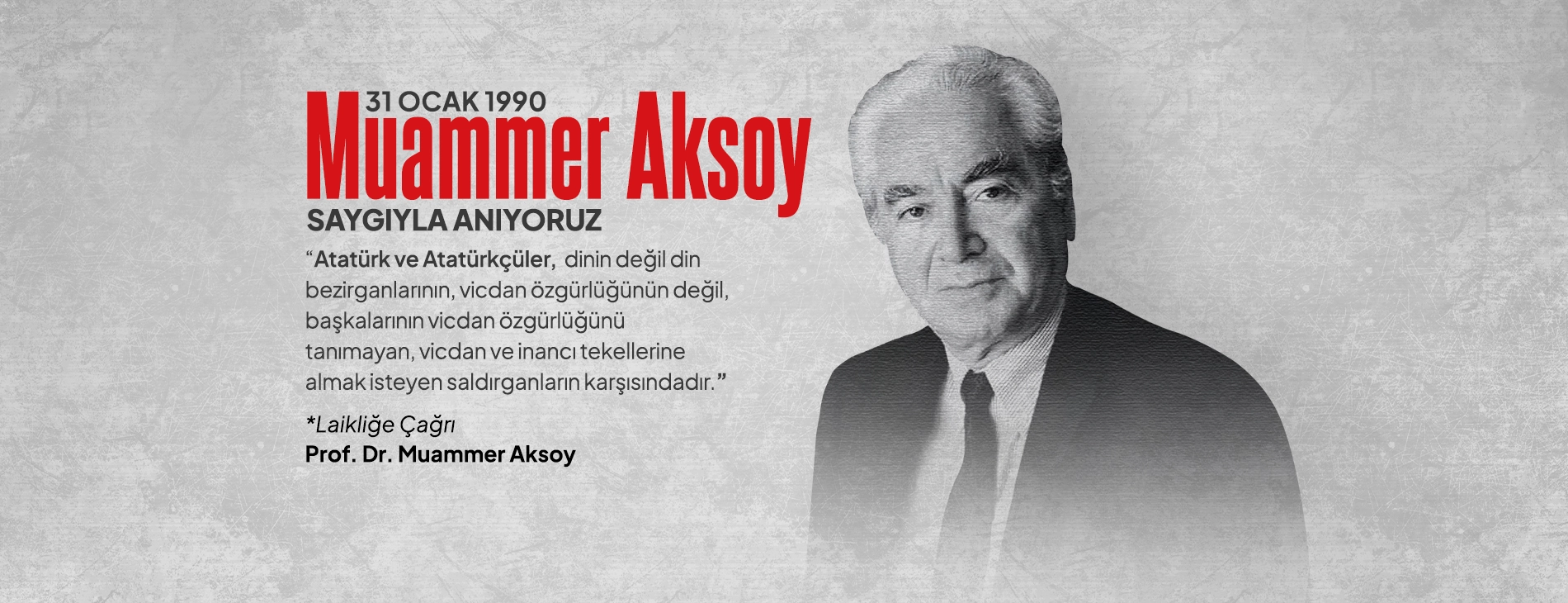 Muammer Aksoy'u Saygıyla Anıyoruz! | EĞİTİM İŞ