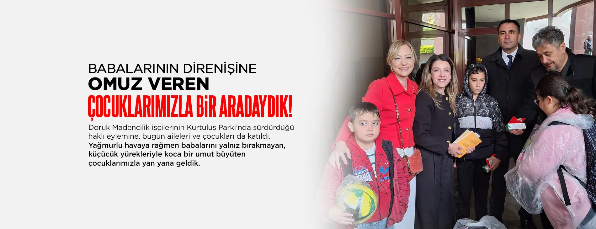 BABALARININ DİRENİŞİNE OMUZ VEREN ÇOCUKLARIMIZLA BİR ARAYA GELDİK! | EĞİTİM İŞ