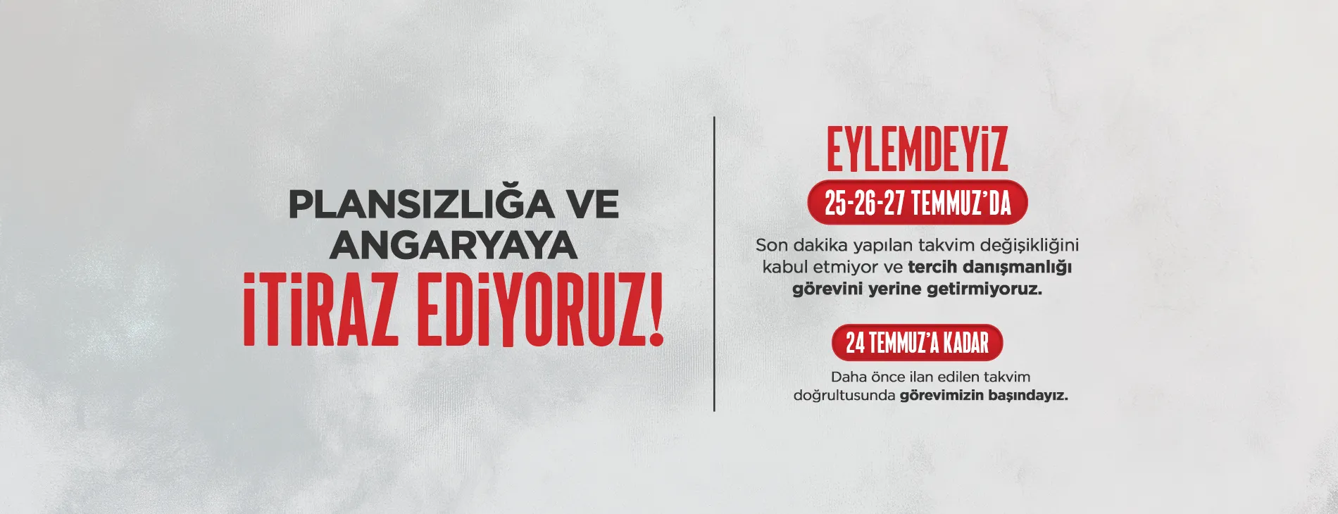 Emeğe ve Planlamaya Saygı İstiyoruz: Rehber Öğretmenlerimizin Emeği Siyasi / Bürokratik Hesaplara Feda Edilemez!