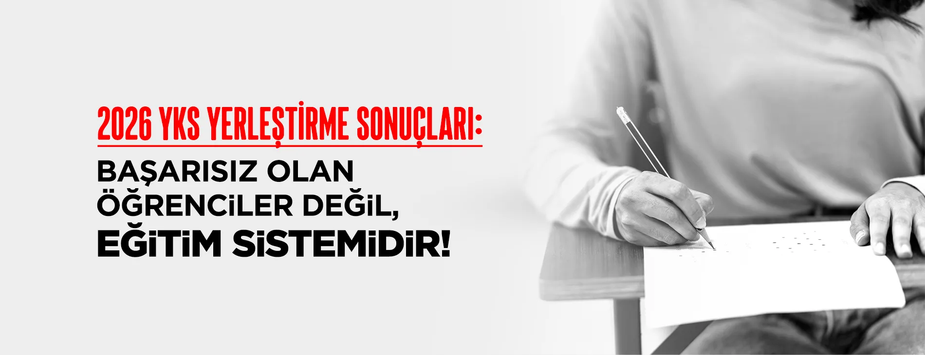 2026 YKS YERLEŞTİRME SONUÇLARI: BAŞARISIZ OLAN ÖĞRENCİLER DEĞİL, EĞİTİM SİSTEMİDİR